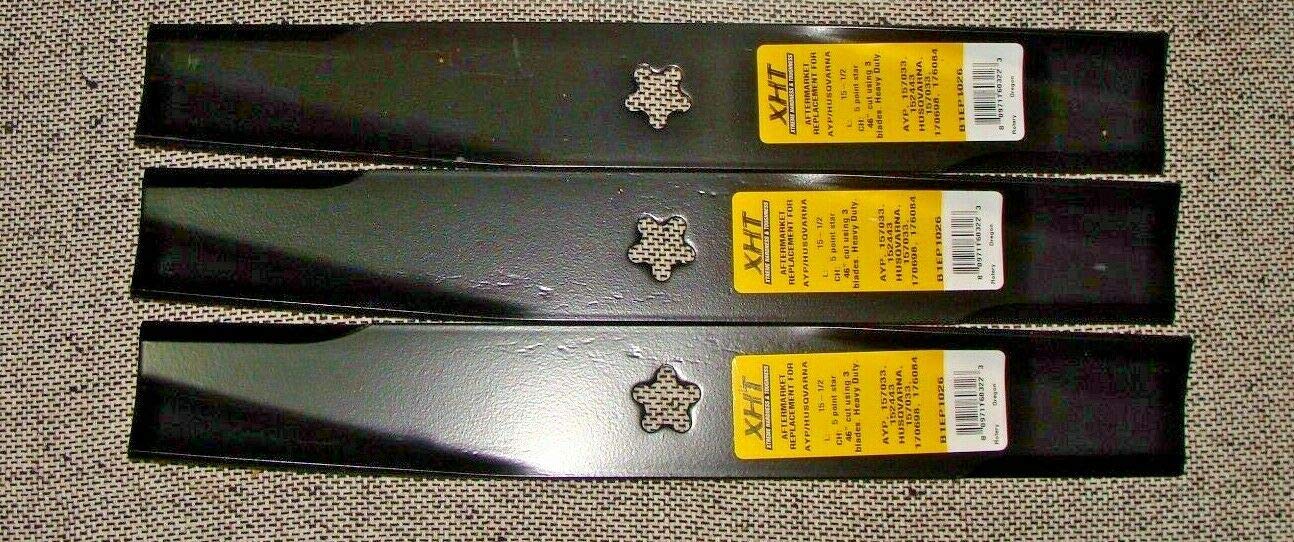 Amazon.com : XHT 3 REPL HD Blades for Craftsman Sears 152443